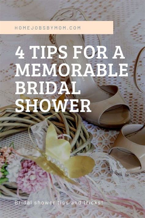 4 Tips For A Memorable Bridal Shower Home Jobs By Mom