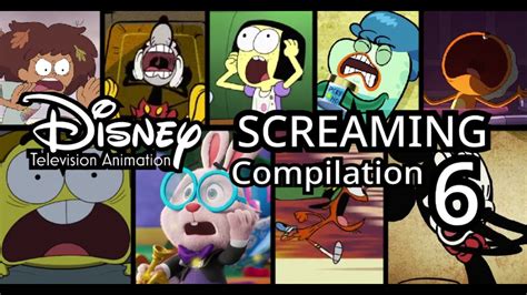 Disney Television Animation Cartoons Screaming Compilation 6 Youtube