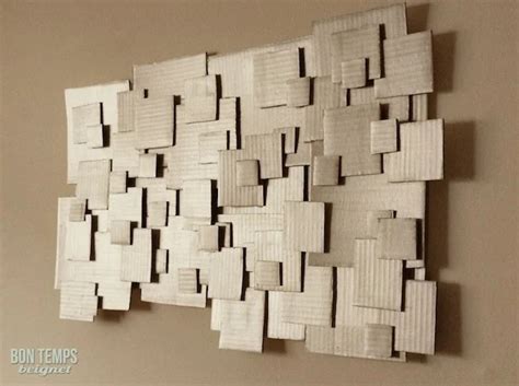 How To Cardboard Wall Art Make