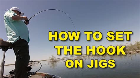 How To Set The Hook On A Jig This Works Bass Fishing Youtube