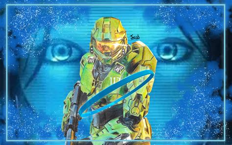 Artstation Halo Infinite Sketch Poster