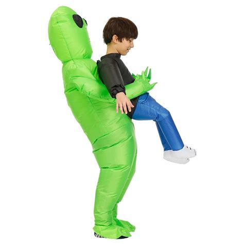 green alien costume inflatable costume cosplay costume funny etsy