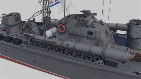 3d Model Torpedo Boat Project 183 Vr Ar Low Poly Cgtrader