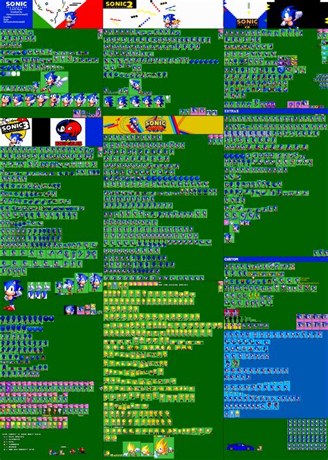 Sonic 1 Extended Sprites