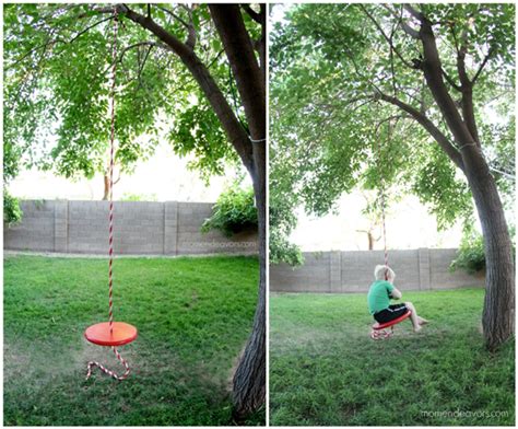 How To Make Simple Diy Tree Swing Diy Tag