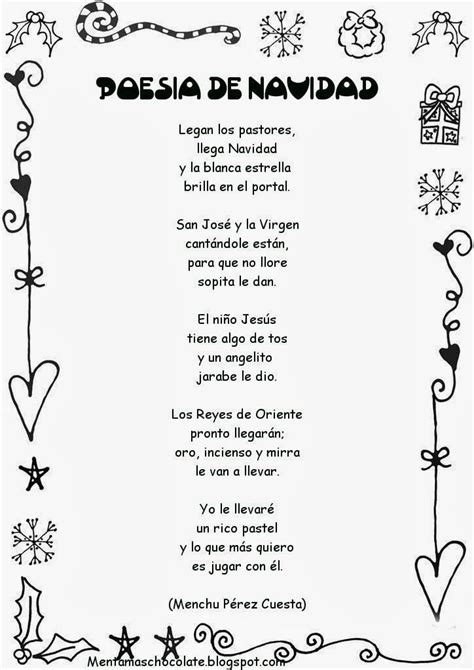 PoesÍas De Navidad Poemas De Navidad Poesias Navidad Acrosticos