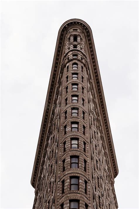 Flatiron Building In New York A Cloudy Day Editorial Photography