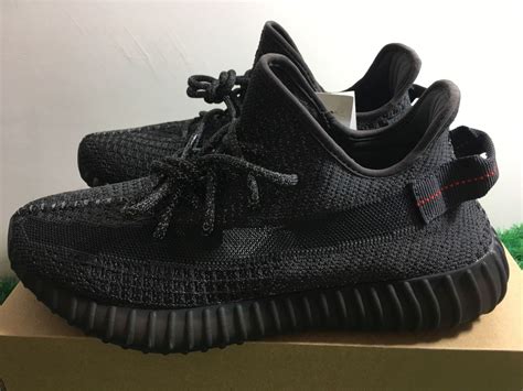 Adidas Yeezy Boost 350 V2 Static Black Reflective Rocket Sneakers