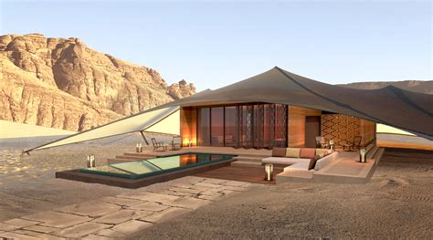 Desymbol Aw2 Designs Bedouin Informed Tent Resort In Saudi Arabias