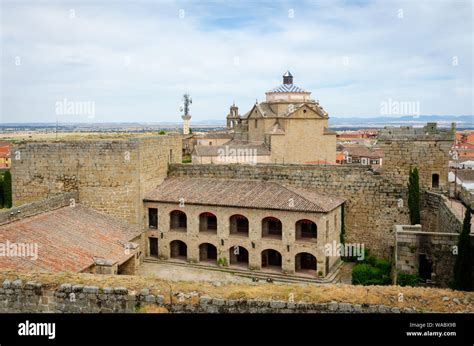 Medieval Castle In Oropesa Toledo Spain Stock Photo Alamy