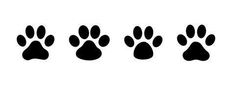 Dog And Cat Paw Prints Collection Free Vector 3206601 Vector Art At
