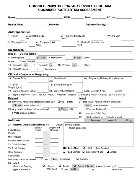 Free Sample Patient Assessment Forms In Pdf Ms Word Excel Hot Sex