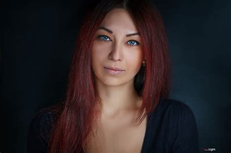 Wallpaper Women Redhead Portrait Face Simple Background X