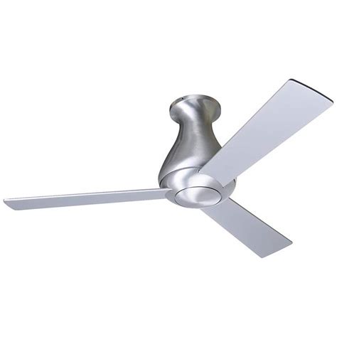 Flush mount ceiling fans are available in different styles and packages. 42" Modern Fan Altus Aluminum Finish Flush Mount Ceiling ...