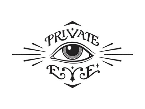 Private Eye | Private eye, Private, Window sign