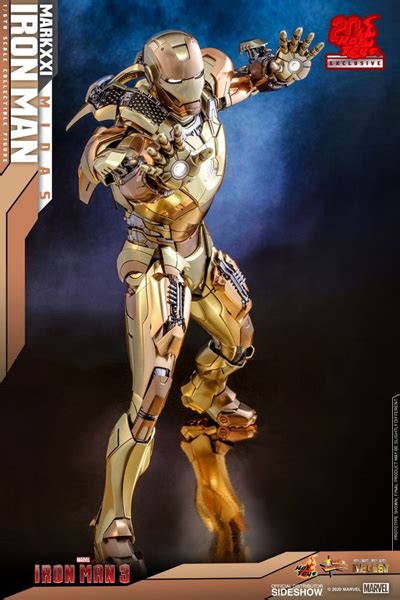 Exclusive Iron Man 3 Iron Man Mark 21 Midas Hot Toys Figurky A