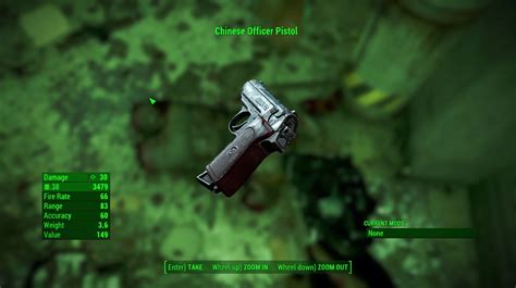 Chinese Officer Pistol At Fallout 4 Nexus Mods And Community