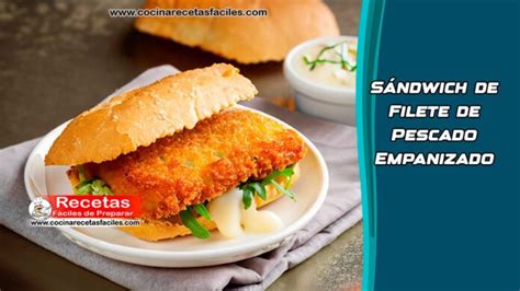 S Ndwich De Filete De Pescado Empanizado