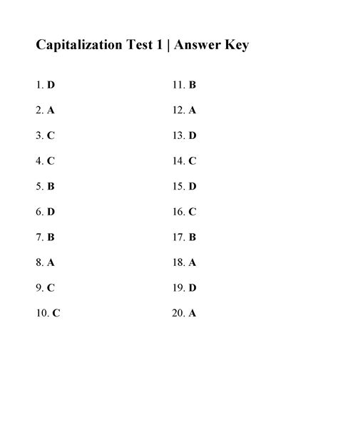 5th Grade Science Worksheets With Answer Key Pdf