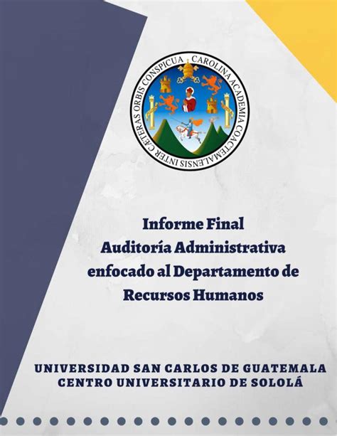 Calaméo Informe Final Auditoría Administrativa