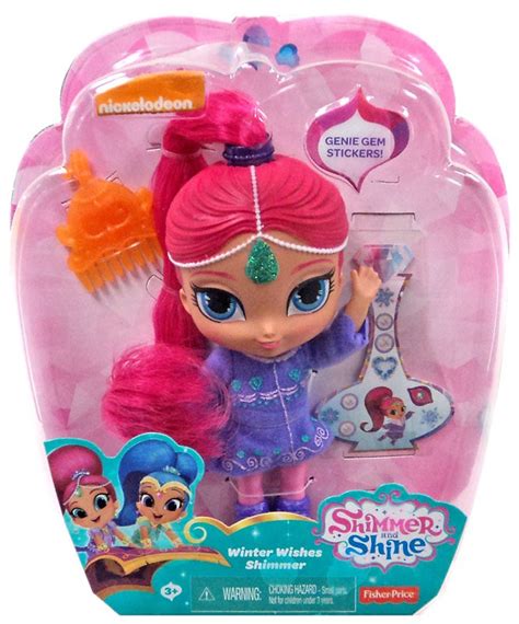 Fisher Price Shimmer Shine Winter Wishes Shimmer 6 Basic Doll - ToyWiz