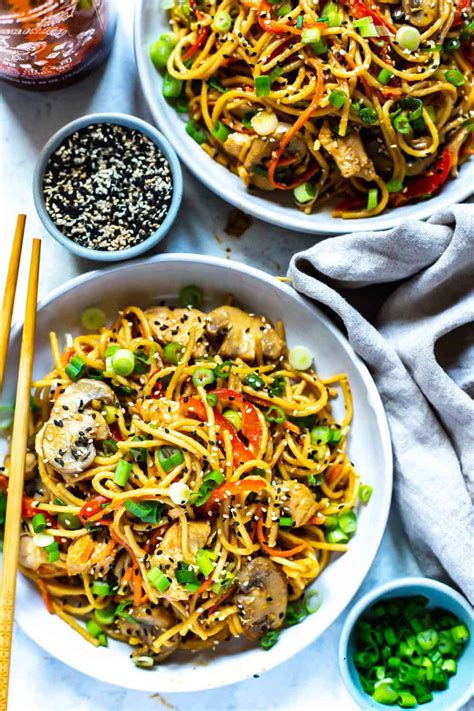 Instant Pot Chicken Lo Mein Quick Easy Eating Instantly