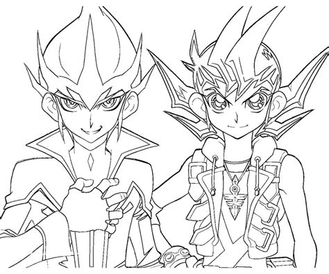 Yu Gi Oh Zexal Free Coloring Pages