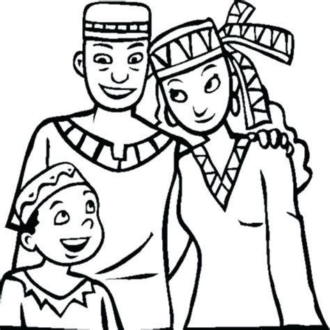African People Coloring Pages Sketch Coloring Page