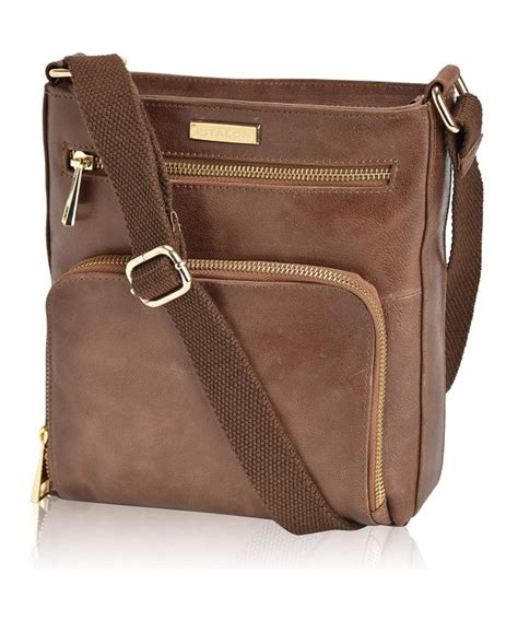 Tan Leather Crossbody Handbags
