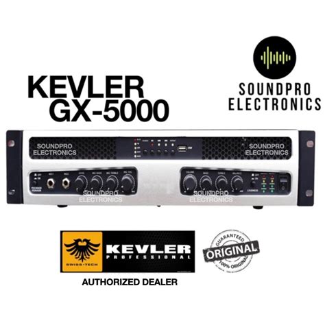 Original Kevler Gx 5000 Professional Karaoke Power Amplifier 1000w Ubicaciondepersonascdmxgobmx