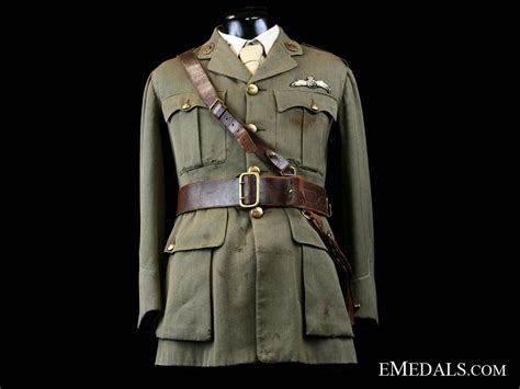 Royal Flying Corps Uniform To Canadian Fighter Ace Lt John Henry Smith