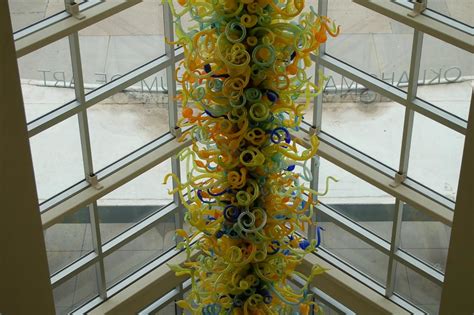 Chihuly Glass Tower At The Oklahoma City Museum Of Art