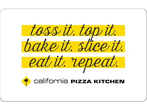 California Pizza Kitchen 20 T Card Email Delivery