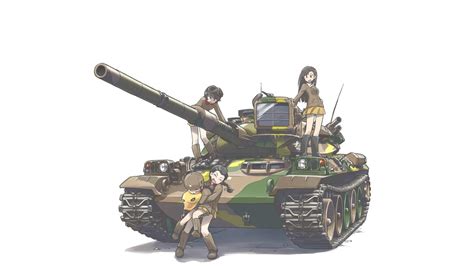 Wallpaper Girls Und Panzer Anime Girls Tank 1920x1080 Ovenm87