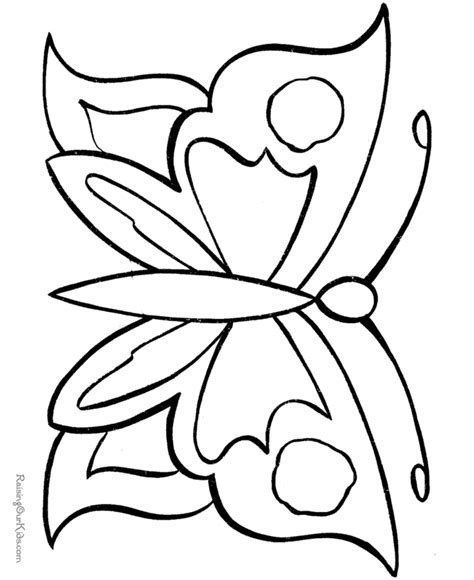 symmetry | PreK Colouring Pages | Pinterest | Printable butterfly