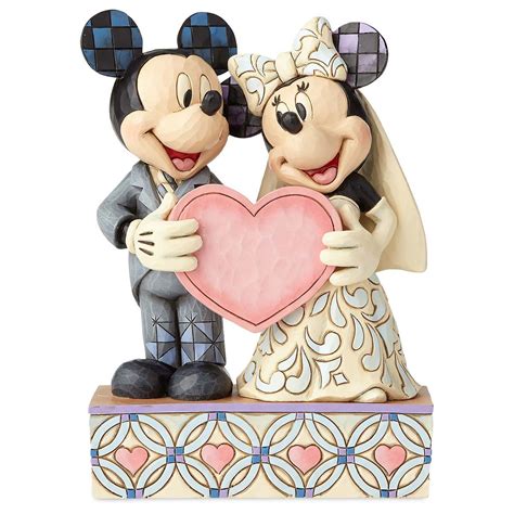 Mickey And Minnie Mouse Two Souls One Heart Figure By Jim Shore
