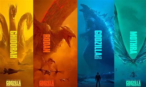 Todos Los Kaiju Titanes En Godzilla 2 Rey De Los Monstruos