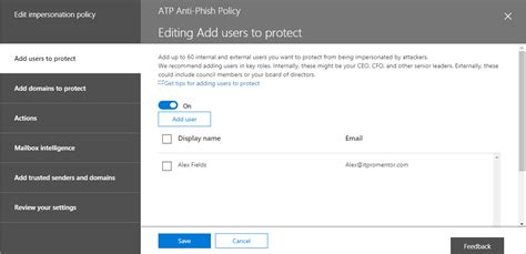 How To Configure Advanced Threat Protection Atp Part 1 Anti Phishing
