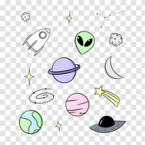 Sticker Aesthetics Art Design Pastel Space Clip Galaxy Transparent Png