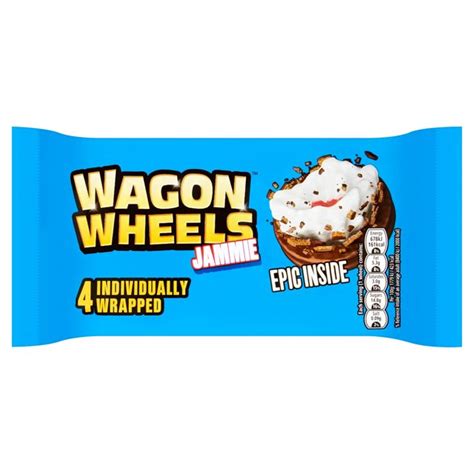 Wagon Wheels Jammie 4 Per Pack Morrisons