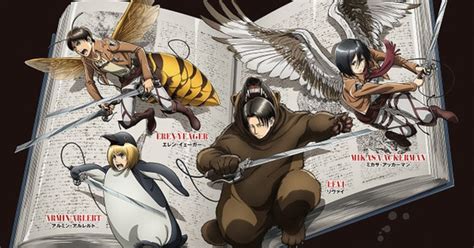 Attack On Titan Characters Transform Into Wild Animals Event News