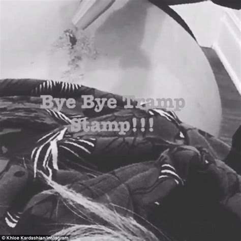 Khloe Kardashian Removes The Tattoo For Her Father And Posts An