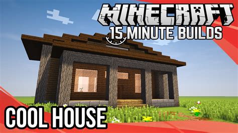 Minecraft 15 Minute Builds Cool House Youtube