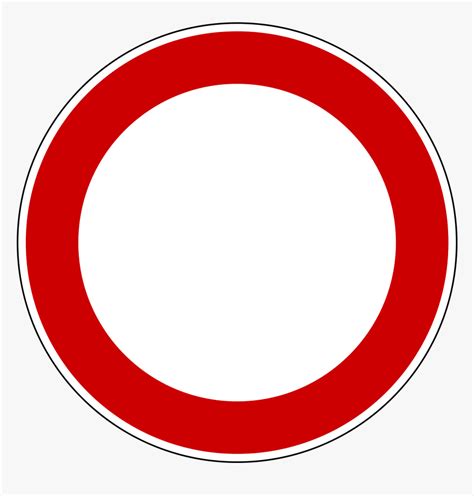 Red Circle With Slash Image Kolejowy Swiat