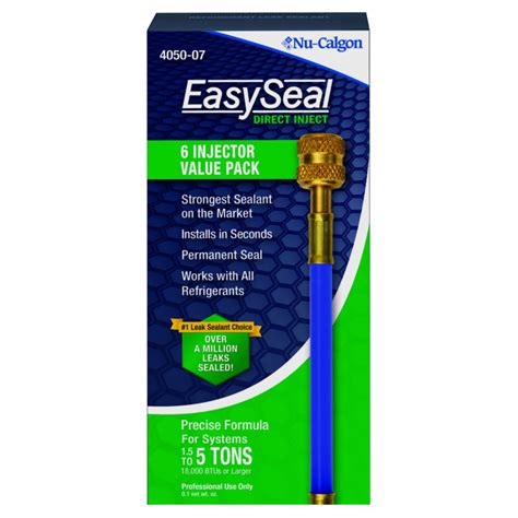 Nu Calgon Part 4050 07 Easyseal Direct Inject Refrigerant Leak Sealant