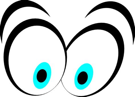 Big Cartoon Eyes Animated Blue Cartoon Eyes Clip Art At Vector Clip Art