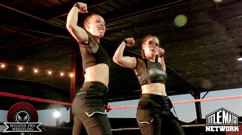 Renegade Twins Vs Killa Kate And Seishin Mission Pro Wrestling Youtube