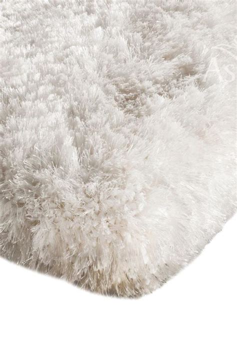 Plush Rug By Asiatic Carpets In White Colour Rugs Uk