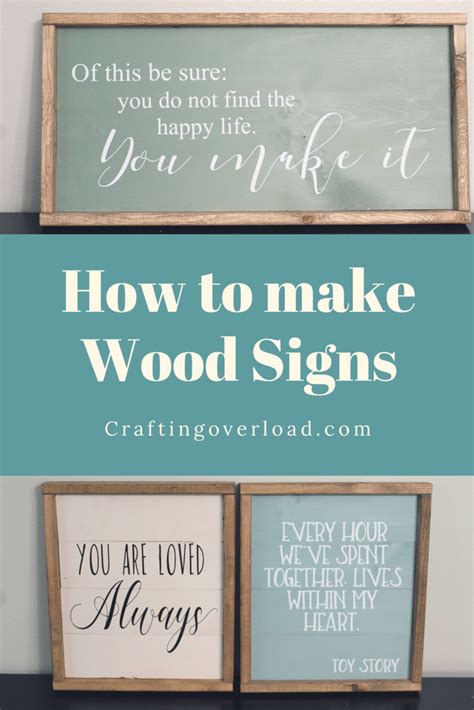 How To Make A Wood Sign Crafting With Brenna Wooden Signs Diy Diy Wood Signs Wood Signs