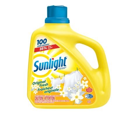 Sunlight Detergent Original Fresh 4 L Sunlight Detergent Jean Coutu